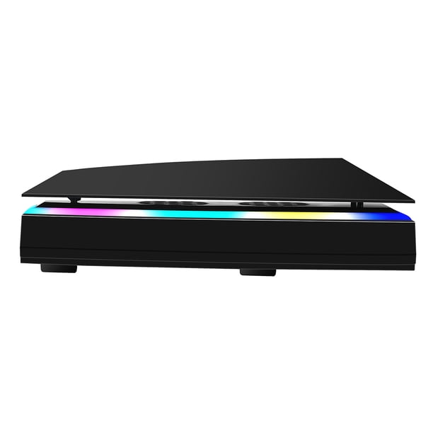 Ventilador Ventilador de refrigeración de host RGB Radiador de host de juego a prueba de polvo para consola PS5 Host externo WDOplteas Para estrenar