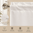 thumbnail image 4 of SPXUBZ Woodland Deer Window Valance Curtain Black White Forest Animal Pattern Rod Pocket Short Curtain Rustic Decor, 4 of 5