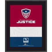 Angle View: Washington Justice 10.5" x 13" Overwatch League Sublimated Team Logo Plaque