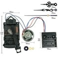 thumbnail image 2 of Pendulum Clock Movement with Music Chime Box Quartz Pendulum Drive DIY Accessory,A, 2 of 5
