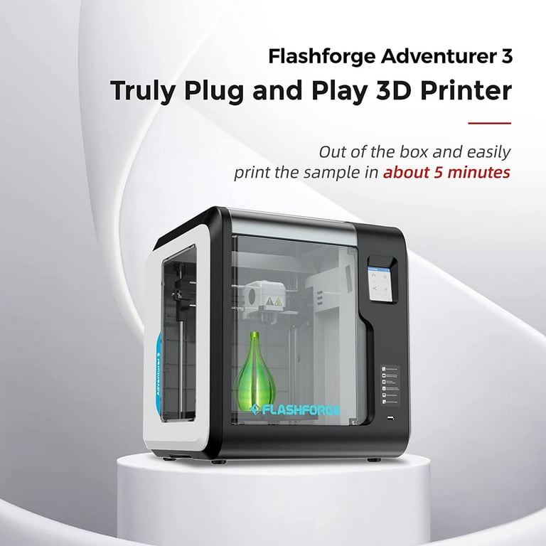 Flashforge Adventurer 3 Compact 3D Printer Machine with Flashforge Adventurer 3 Compact 3D Printer Machine with