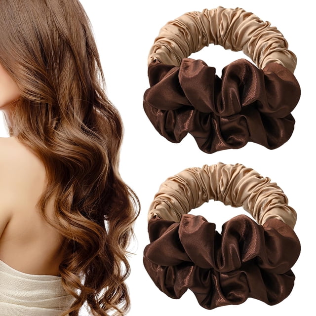 Rizador de pelo Heatless Overnight VTZNOJ para cabello largo (paquete de 2)
