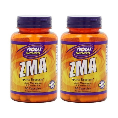 Now Foods - ZMA 90 Capsules (Pack of 2) (Best Brand Of Zma)