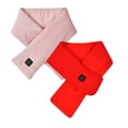 thumbnail image 1 of USB Neck Heating Pad 2PC Usb Smart Neck and Shoulder Winter Cold Protection and Warmth Men Women Scarf Massage Heating Scarf New Neck Heating Pads Pinks One Size, 1 of 4