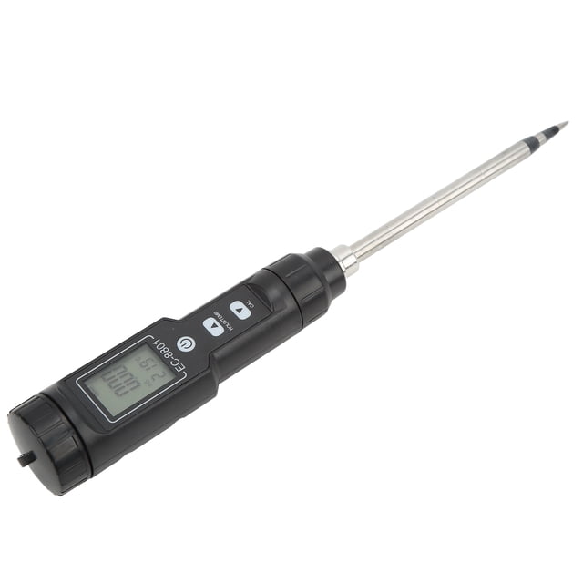 Medidor de suelo, detector de suelo digital EC‑8801 Detector de suelo Probador de temperatura EC diseñado para el futuro