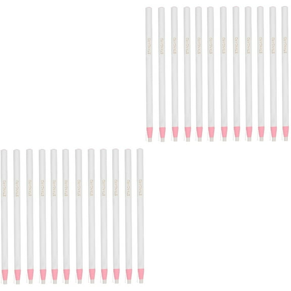 2 PCS Red Pen Highlighters Pull Crayons 16.50X1.00X1.00CM White