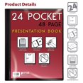 thumbnail image 3 of Better Office Products 24 Pocket Letter Binder, Black, 3 of 5
