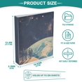 thumbnail image 3 of FORMRS 3 Ring Binder 1.5 inch with Pockets Set of 2 Clip Board 200 Sheets Capacity, Blue Earth, 3 of 8