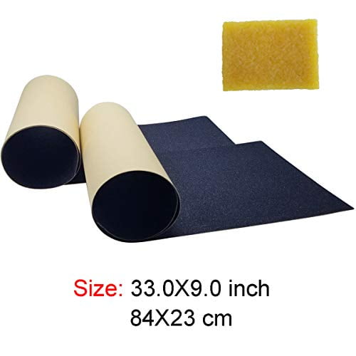Longboard Grip Tape Abrasive Paper Skateboard Griptape Sandpaper Black 