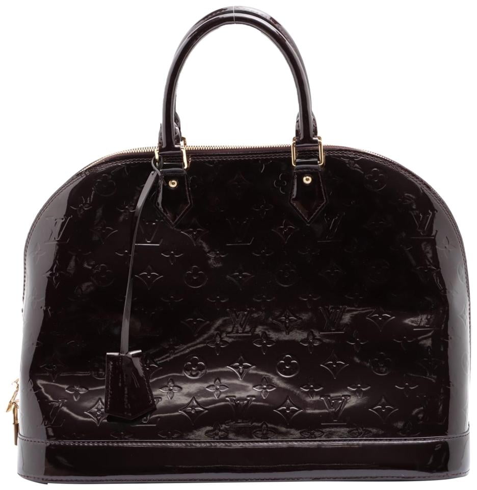 Louis Vuitton Amarante Monogram Vernis Bellevue GM Bag