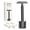 Black Razor with Stand, variant on ZOMCHI Double Edge Safety Razor for Men & Women, Reusable Metal Razor with 10 Razor Blades, Single Blade Wet Shaving Razor- Matte Black