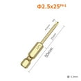 thumbnail image 1 of Bgsha 50mm 1/4 Pouce Tige Hexagonale Tournevis Perceuse à Impact Électrique PH00 PH0 PH1 PH2, 1 of 7