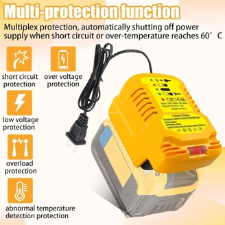 for Dewalt DCB112 12V 20V Max Li-ion Battery Charger replaces