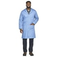 thumbnail image 1 of Bulwark Men's FR Lab Coat, Light Blue, Large, 1 of 7