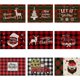 thumbnail image 3 of Janrevotw 1 mantel individual navideño de lino, almohadillas térmicas de algodón y lino, manteles de cocina, servilletas de cena occidentales para el hogar, manteles, 3 of 7