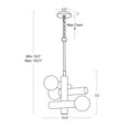 thumbnail image 2 of Regina Andrew 16-1443PN Dion 3 Light 16" Wide Led Pendant - Nickel, 2 of 7