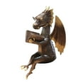 thumbnail image 2 of Estatua de libro de lectura shamjiam dragón decoración paisajismo jardín estatua del dragón, 2 of 8