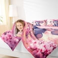 thumbnail image 3 of Erosebridal Cute Elephant Animal Queen Comforter Set, Blossoms Flower Bedding Comforter Set, 3-Piece, 3 of 6