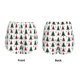 thumbnail image 3 of Balery Buffalo Plaid Christmas Trees Pantalones cortos deportivos para mujer con forro y dos bolsillos, elásticos, para entrenamiento, gimnasio, yoga-Large, 3 of 7