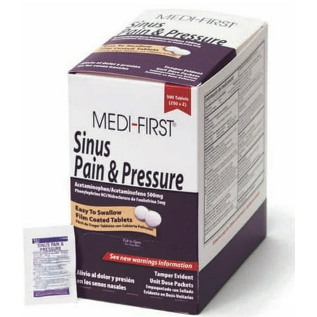 Medique Medi-First Sinus Pain & Pressure Tablets (50 x 2s)-Box of