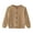 Beige, variant on Kids Cardigan Girl's Open Front Cardigan Long Sleeve Knit Sweaters Lightweight Solid Outerwear (Dark Green,5-6 Years)