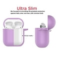 thumbnail image 5 of Airpods Silicone Case fur Ball for Airpods 2nd, Tekcoo Protective Portable Silicone Cover Skin for Airpods 2 [Front LED Visible] Accessories w/ Golden Keychain - Purple, 5 of 7