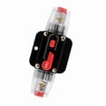 thumbnail image 3 of 50A Fuseholder, Switch Type Auto Circuit Breaker Reset, Car Boat Marine Bike Use,  Electrical Conductivity, Housing, Push Button Reset, Kill Switch, Replacement for AGU, 3 of 7