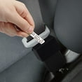 thumbnail image 7 of Morlike Silicone Seatbelt Secure Buckle Safety Cover Lock | Keep Children Safe in Car Seat and Prevent Kids from Accidentally Unbuckling | Buckle Guard Fits Almost Vehicles (Black, 2 Pack), 7 of 7