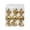 #1Gold, variant on Candy Shaped Christmas Ball Ornaments Set Hanging Pendants Electroplated Christmas Tree Decorations