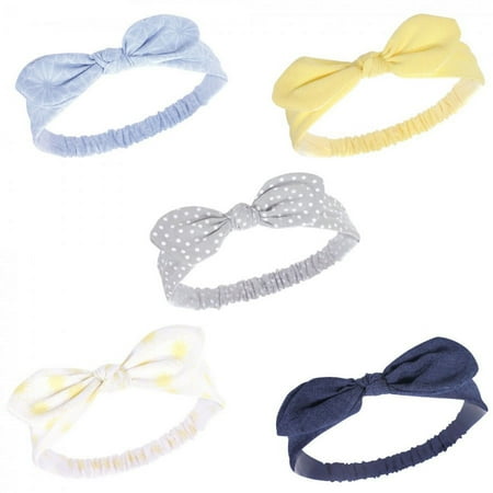 UPC: 0660168585513 | Hudson Baby Infant Girl Headbands 5pk  Yellow Daisy  0-24 Months