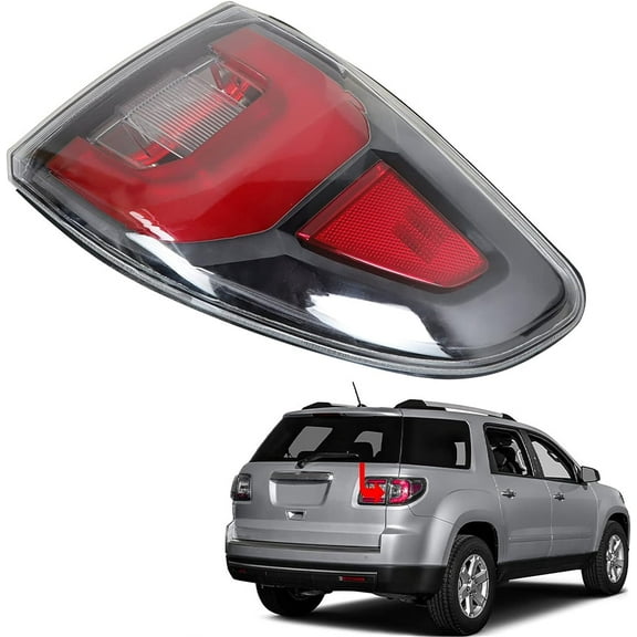 PET-U Tail Lights Passenger Side Outer Taillight Assembly Replacement for 2013-2016 GMC Acadia and 2017 Acadia Limited 84051376