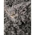 thumbnail image 5 of Marilyn Monroe Opulence Shag Collection Area Rug - Silver Screen (7' x 10' Rectangle Slate), 5 of 9