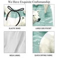 thumbnail image 4 of luoweisi Men's Beach Shorts Quick Dry Swim Trunks with Mesh Lining Polar Bear L, 4 of 5