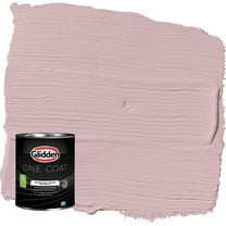 Glidden One Coat Rose Stain / Pink Semi-Gloss Interior Paint with Primer, 1 Quart