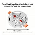 thumbnail image 5 of YIEMEEN Solid Ceiling Mount Holder For Home Surveillances Cameras Stand for Reserved Hole of 4-10cm or 4-7cm Camera Holder, 5 of 7