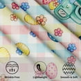thumbnail image 3 of Easter Truck Tablecloth Round 60 Inch Eggs Flower Decorative Table Cloth Holiday Waterproof Wipeable Table Cover for Party Picnic Dinner, 3 of 8