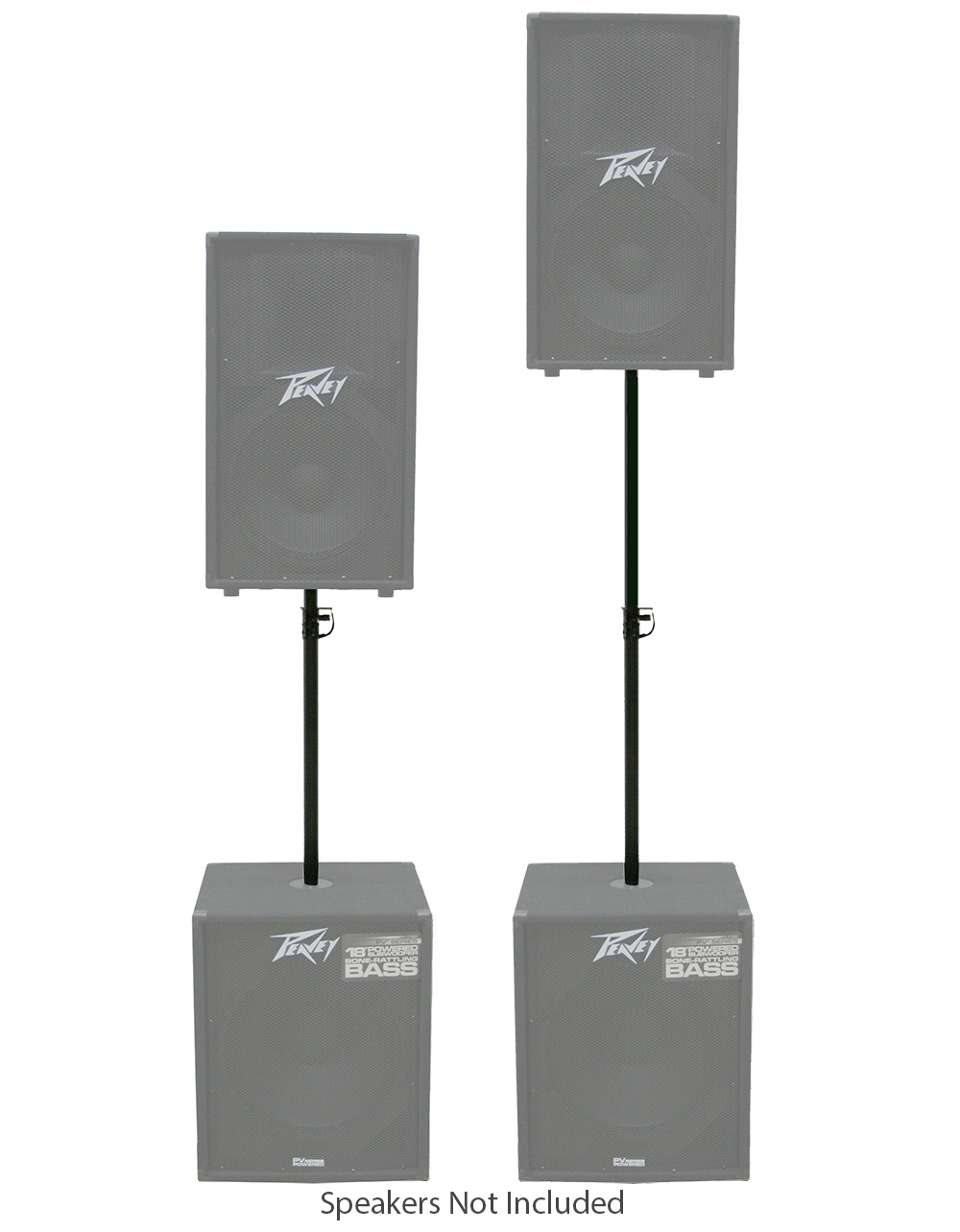 Peavey (2) DM 115 & (2) DM 115 SUB Dark Matter Active Speaker Subwoofer Package - image 4 of 5