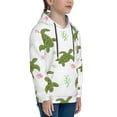 thumbnail image 3 of Easygdp Cute Turtle Boys Hoodie Kids Sweatshirt Youth Pullover With Hood-Large, 3 of 6