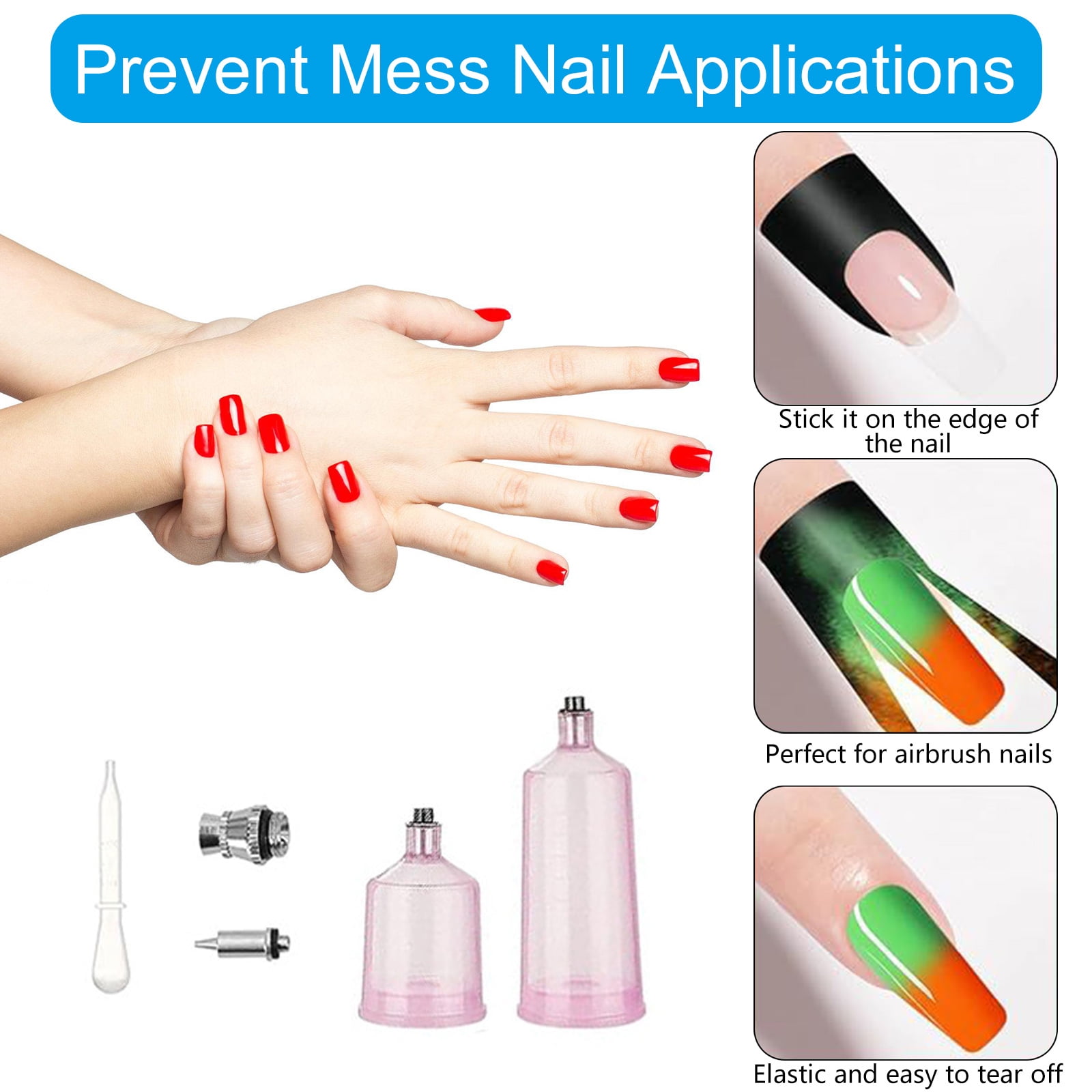 Cordless Air Brush Guns 0.3mm Nozzle Airbrushes Set Airbrushes Set with Compressor for Model Making Miniatures Painting