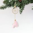 thumbnail image 5 of Hwkond Christmas Ornaments Christmas Hanging Plush Pendant Feather Pendant Five Pointed Star Wall Hanging Dreamcatcher Christmas Decorations, 5 of 5