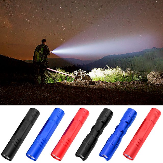 Yhsdtq,Mini LED Flashlight, Compact Household Light, Waterproof, Durable Plastic, For Home/Office, High-Intensity Beam, Emergency Illumination, Keychain Size, Travel Gift, Energy Efficient