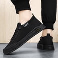 thumbnail image 4 of NexTorq Men's Breathable Running Shoes Mesh Low Top Casual Slip-On Outdoor Sports Sneakers Black 39, 4 of 6