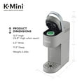 Keurig KMini Single Serve Coffee Maker, Studio Gray
