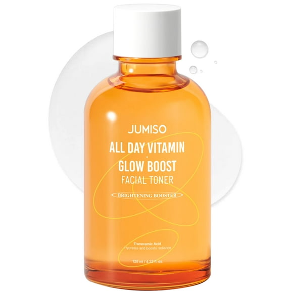 Tónico facial JUMISO Vitamin Glow Boost para todo el día, 125 ml