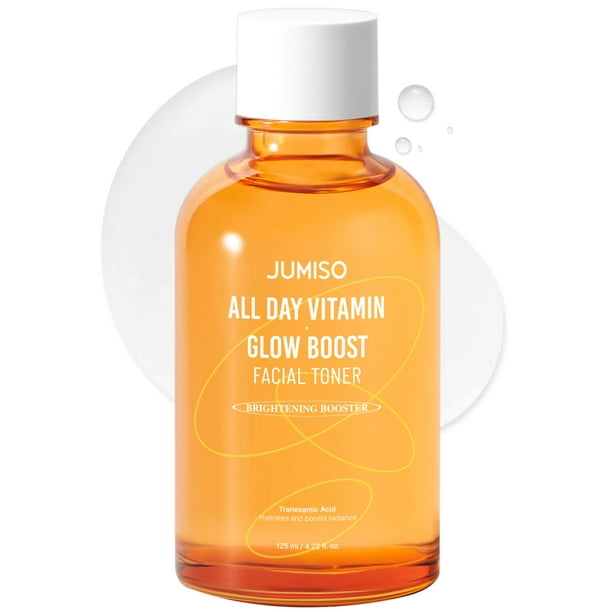 Tónico facial JUMISO Vitamin Glow Boost para todo el día, 125 ml
