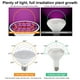 thumbnail image 5 of Wosthever Grow Light E27 Interior Sala de estar Sótano Planta de alta potencia Cultivo Azul Espectro rojo Lámpara IP42 Impermeable 85-265V Plántulas 126 Jardín y Patio  200 cuentas, 5 of 6