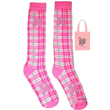 

Red Lion Breast Cancer Awareness Big Girls Knee Socks (6-8.5) & Tote