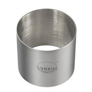 Sunrise Plating Forms Stainless Steel Ring Mold Sets (4 Count) (2.75 x 2)