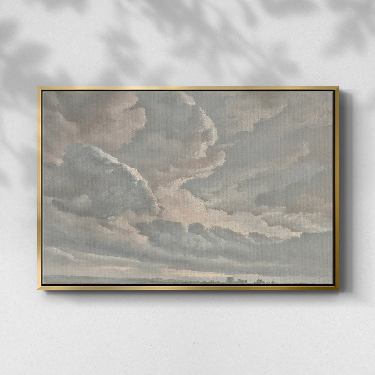 Vintage Landscape-CCXXXVI By Wexford Home Framed in Gold Wood Gallery Wrapped Canvas 17 in. x 25 in.