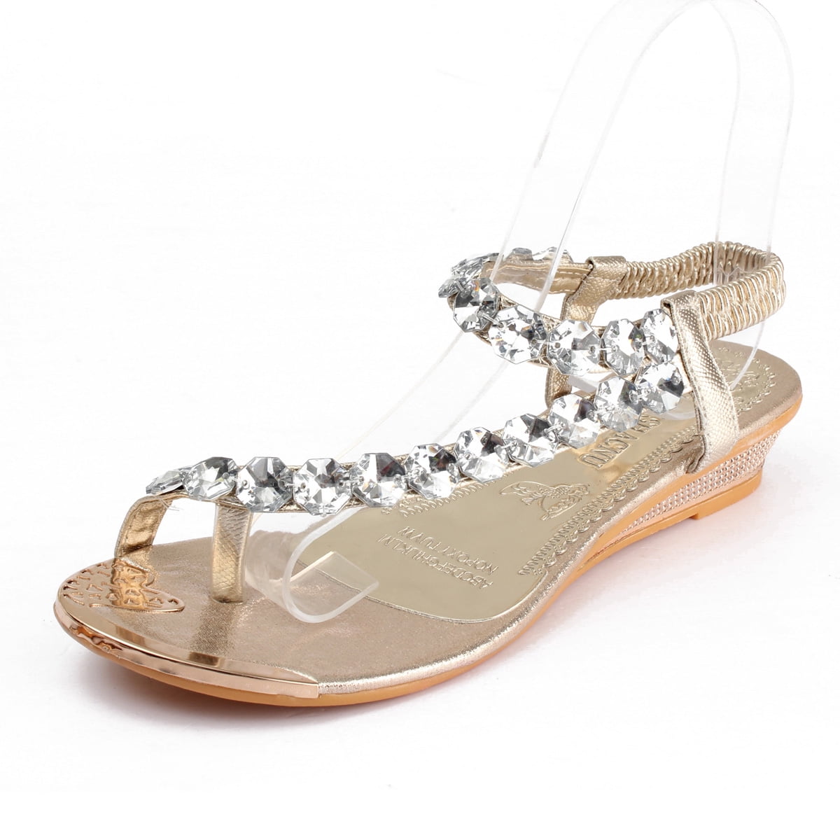 low heel wedding flip flops